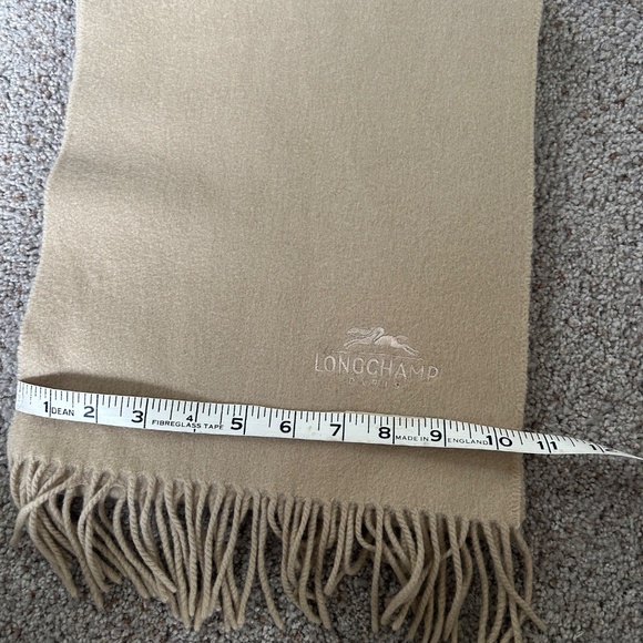 Authentic Longchamp Cashmere Scarf NWOT - Picture 2 of 5